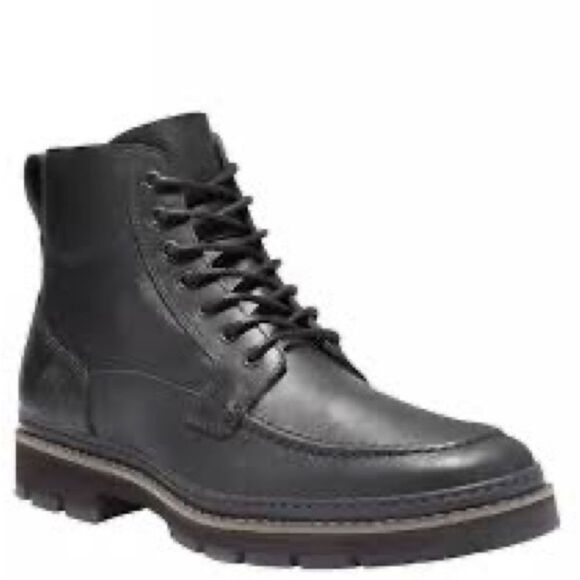 TIMBERLAND MEN\'S PORT UNION MOC-TOE WATERPROOF BOOTS SIZE 9 main image 5